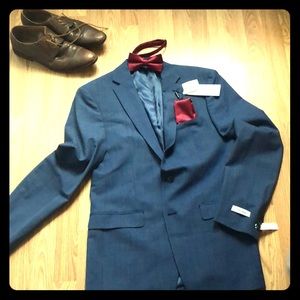 NWT. Authentic Calvin Klein wool blue blazer 💙